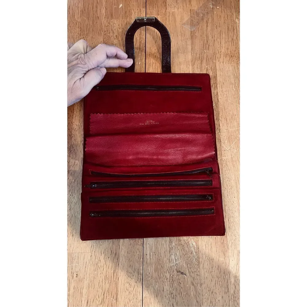 Gucci 1970's Vintage Jewellery Travel Case or Clutch - Picture 9 of 14